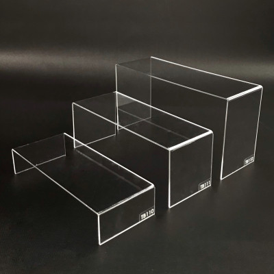 Kệ trưng bày mica 3 mặt uốn Enter TB112 200x80x120mm mica dày 2mm, Kệ livestream, Kệ mica chữ U trong suốt để đồ đa năng (20)