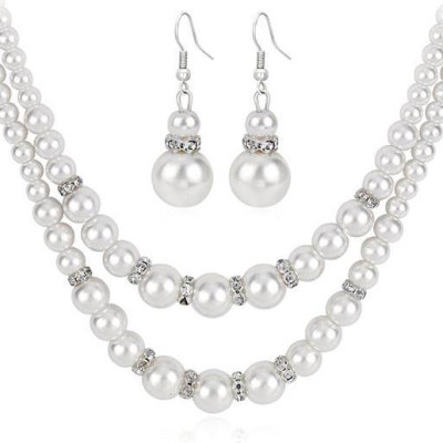 Bộ trang sức ngọc dây 2 tầng BHB89