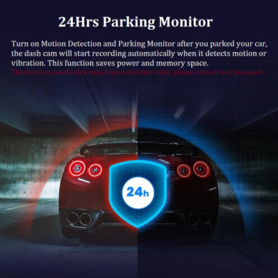 Camera hành trình ô tô thương hiệu cao cấp Phisung 4K, Wifi, 2.45 inch - Mã: G3 - Hàng Nhập Khẩu 