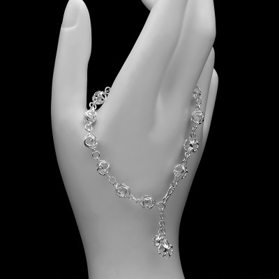 Lắc Tay Nữ Bạc Hiểu Minh LTU470S Bí Ngô hạt to