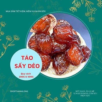 MỨT TÁO SẤY DẺO THÀNH LONG 500G - VIỆT NAM