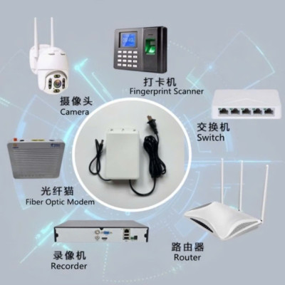 UPS nguồn dự phòng đa năng chuyên dụng cho camera và bộ wifi gia đình có cổng USB 5v và chân cắm 9v - 12v