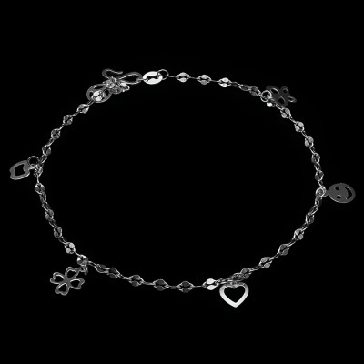 Lắc Chân Nữ Bạc Hiểu Minh LC043 bạc ta