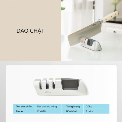 Dụng cụ mài dao 3 trong 1 chuyên dụng đa năng Hàn Quốc nhỏ gọn thời trang
