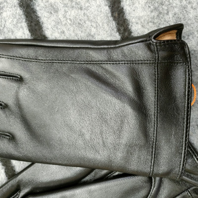 Bao tay da nam BHY8717 Găng tay nam da cừu. Tích hợp cảm ứng, Lót lông ấm