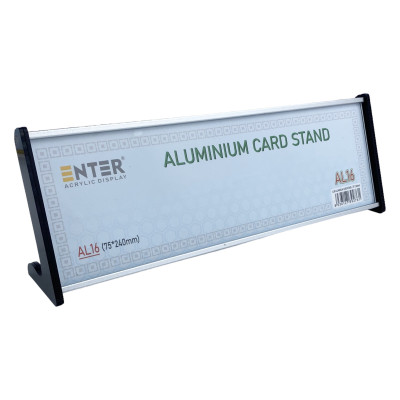 Kệ nhôm chức vụ 1 mặt Enter AL16 75x240mm