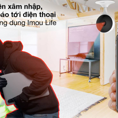 Camera Wifi trong nhà IMOU CUE 2  I  IPC-C22EP-A  I  Hàng chính hãng  I  Bảo hành 2 năm