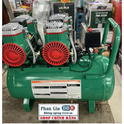Máy Nén Khí Không Dầu  Romano 50L - 5.0HP, 100% Dây đồng, Bảo hành 12 Tháng