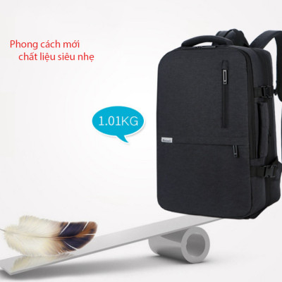 Ba lô nam thông minh đa chức năng phong cách mới tích hợp sạc usb tiện dụng (15"6 inh)