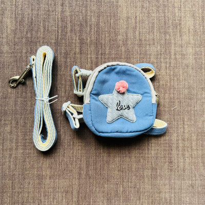 DÂY DẮT DÂY XÍCH BALO NGÔI SAO THÚ CƯNG DÀI 120CM TỪ 0.5-3KG DÀNH CHO THÚ CƯNG CHÓ MÈO