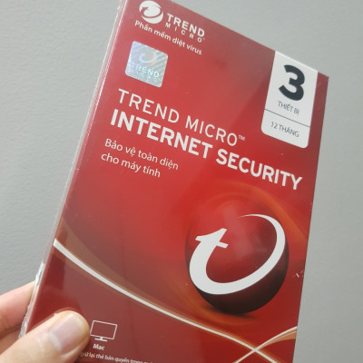 Trend Micro Internet Security 3PC - Hàng chính hãng