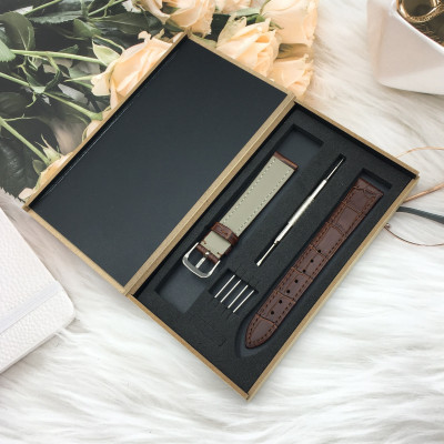 Dây Da Đồng hồ Da Bò thật Size Nữ Nhiều Màu [Tặng Hộp Gỗ]