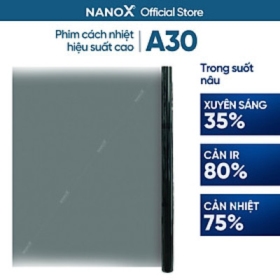 Phim cách nhiệt NanoX A30 chống nắng nóng cửa sổ nhà ở & văn phòng