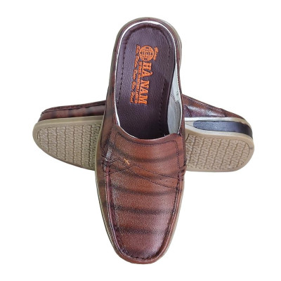 Dép Bít Mũi Nam Da Bò Thật TiTi ĐÔ Cao Cấp GSB20159