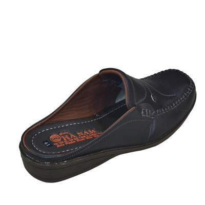 Dép Bít Mũi Nam Da Bò Thật TiTi ĐÔ Cao Cấp GSB2100d