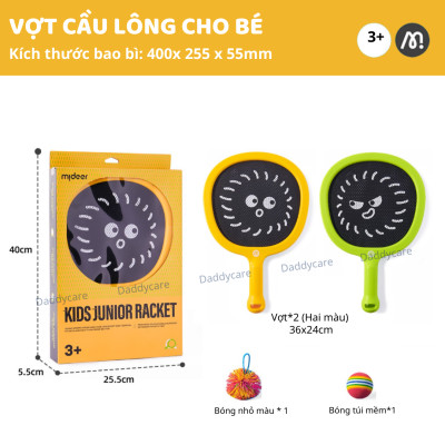 Vợt cầu lông trẻ em Mideer Kids Junior Racket, đồ chơi vận động cho bé