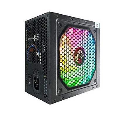 Nguồn Máy Tính Jetek M600 600W Led RGB - Hàng chính hãng