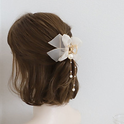 Kẹp càng cua ghim cặp tóc cặp tóc Hàn Quốc nơ nàng thơ