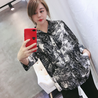 Sơ mi nữ họa tiết HB81