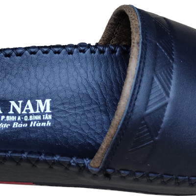 Dép Nam Quai Ngang Da Bò Thật HÀ NAM Cao Cấp DN268