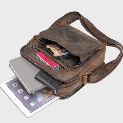 Túi đeo chéo nam DA CÁ SẤU phong cách mới  - BEE GEE DCN9314