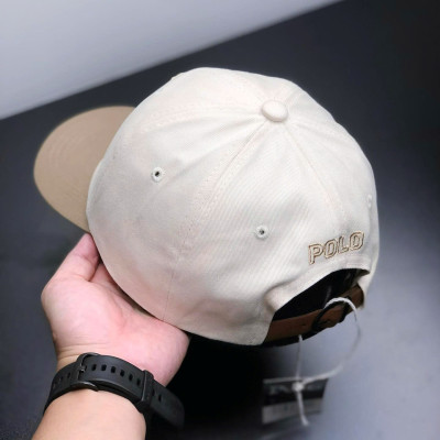 (Hàng VNXK) Nón kết, Mũ lưỡi trai Polo cưỡi ngựa phối vải Kaki đẹp Form chuẩn (Ảnh thật)