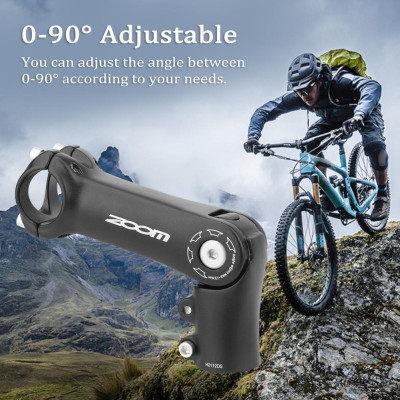 Phụ kiện xe đạp Zoom Mountain Bikes xoay 0-90 ° có thể điều chỉnh hợp kim nhôm tiện ích gắn vào thân xe