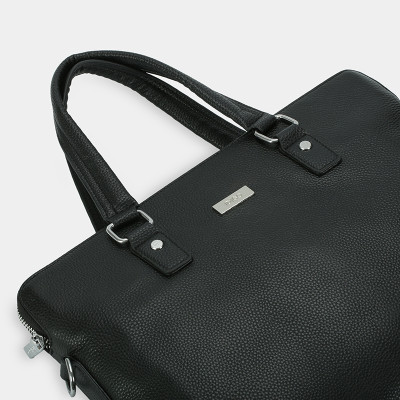 Túi xách công sở nam nữ đựng tài liệu A4 da thật cao cấp IDIGO MB1 - 16001, túi đựng laptop 14 inch