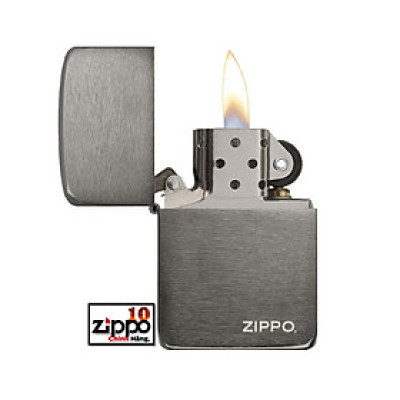 Bật Lửa Zippo 24485 Replica 1941 Black Ice with Logo - Chính hãng 100%
