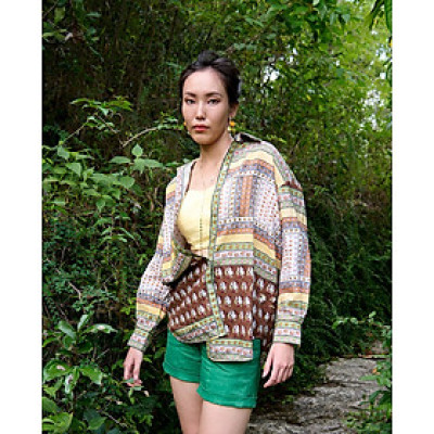 Áo Sơ Mi Oversized Linen Bohemian TOP175 thời trang thiết kế Hity