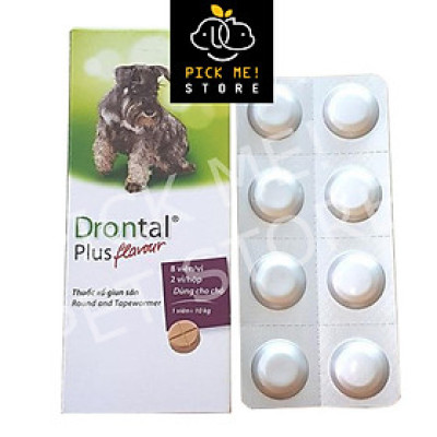[1 Viên] Xổ Giun Cho Chó Drontal Dog