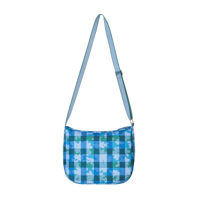 Cath Kidston túi đeo chéo họa tiết Flower Power (Flower Power Gingham Recycled Zip Messenger Bag)