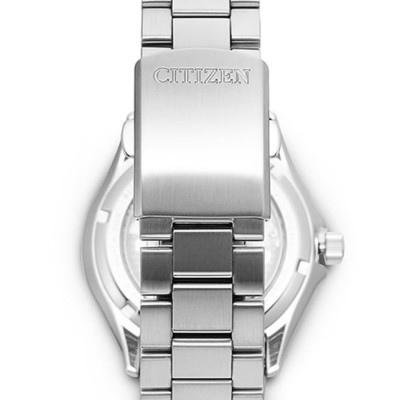 Đồng Hồ Nam Citizen Dây Thép Không Gỉ NP1010-51E - Mặt Đen (Sapphire)