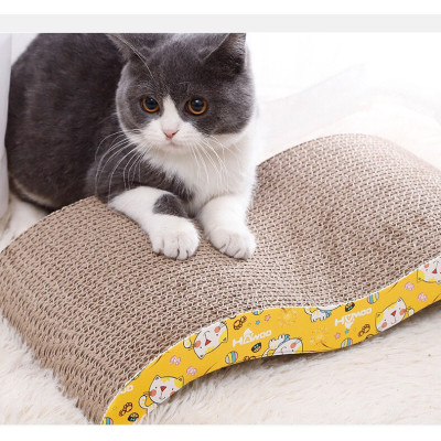 Bàn Cào Móng Lượn Sóng Cho Mèo Kích Thước 20 x 42cm - YonaPetshop 