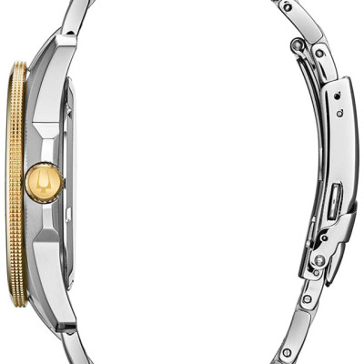 Đồng Hồ Nam Bulova Dây Thép Không Gỉ 98B334 - Mặt Xanh