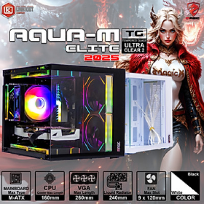 CASE MAGIC AQUA-M ELITE (M-ATX) - Hàng chính hãng