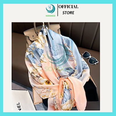 [VIDEO]- MẪU MỚI-Khăn choàng cổ chất liệu lụa cao cấp 180x90cm- Khăn lụa Hàng Châu-Qùa tặng ý nghĩa