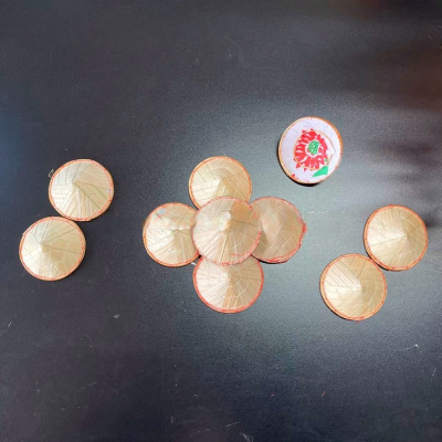 Nón lá trang trí tết - Phụ kiện decor - Nón lá nhỏ và vừa - Cây giả, hoa lụa Decor trang trí nhà cửa