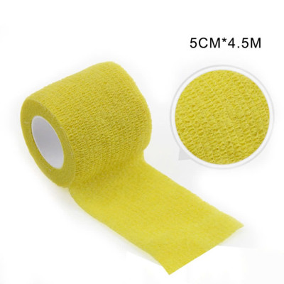 COMBO 2 CUỘN Băng Keo Thể Thao Tự Dính Đá Bóng Cuốn Cổ Chân Cổ Tay Cao Su Non Vải Chống Chấn Thương - Giao Màu Ngẫu Nhiên