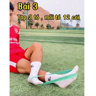 Bộ 5 Dây kháng lực bóng đá tập lực sút dododios tập lực sút cổ chân, cơ chân, đùi mông