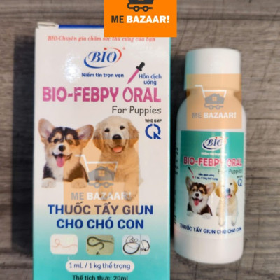 Siro Xổ Giun cho Chó Con BIO FEBPY ORAL  - Chai 20ml