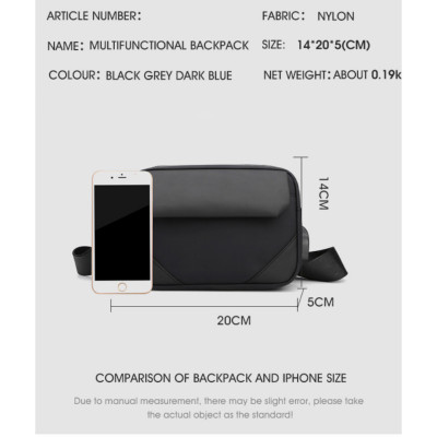 Túi đeo chéo nam nữ usisex Hàn quốc BEE GEE - 0137