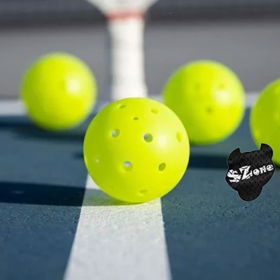 Bóng pickleball chuẩn thi đấu, loại bóng đúc liền khối, 40 lỗ, 26 gram, đường kính 74mm, độ nảy ổn định, độ bền cao