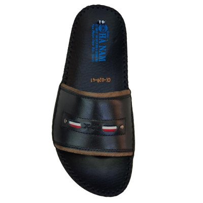 Dép Nam Quai Ngang Da Bò Thật TiTi ĐÔ Cao Cấp DNA2087d