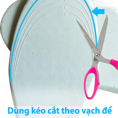 Lót giày mặt vân massage lòng bàn chân buybox BBPK06