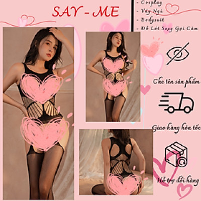 Bộ Bodysuit Lưới Toàn Thân Xẻ Đáy Táo Bạo, Tôn Dáng Tối Đa Và Khơi Gợi Sự Quyến Rũ Tự Nhiên C043