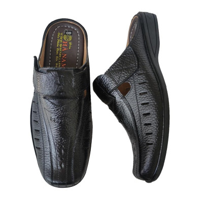 Dép Bít Mũi Nam HÀ NAM Da Bò Thật Cao Cấp GSB20129