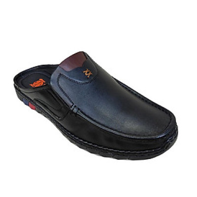 Dép Bít Mũi Nam Da Bò Thật TiTi ĐÔ Cao Cấp GSB20132d