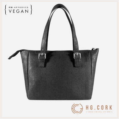 Túi Đeo Vai Nữ Satchel - HGcork Corkor CK149 - Da Cork Thực Vật Cao Cấp - Hàng Chính Hãng, Sản Xuất Tại Bồ Đào Nha