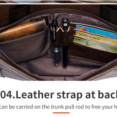 Túi xách nam công sở 100% da bò thật cao cấp phong cách mới